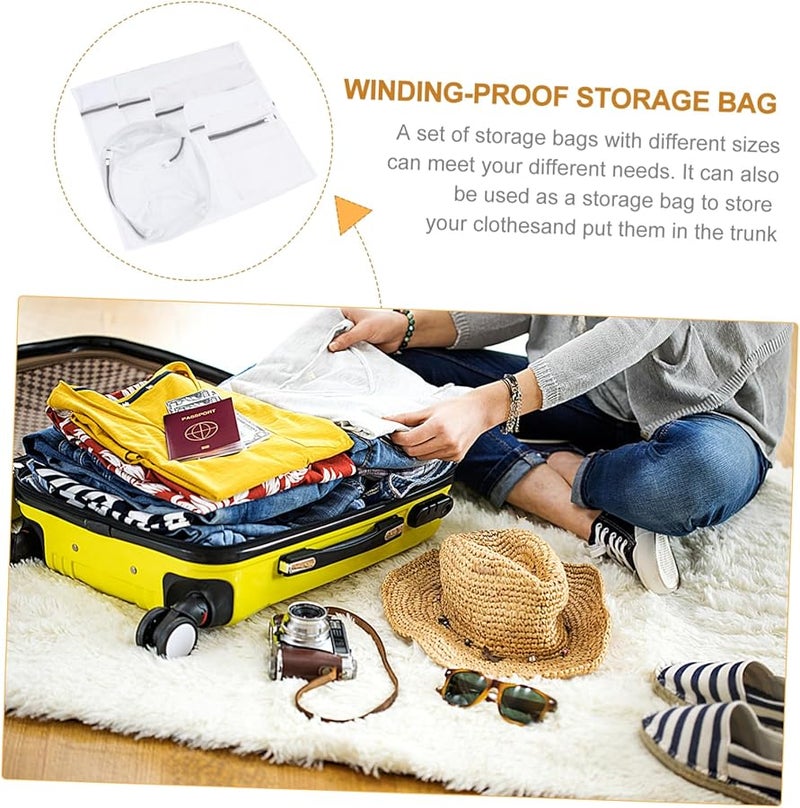 7 قطع مجموعة أكياس الغسيل القابلة لإعادة الاستخدام من الشبك مع سحّام للحماية للملابس الحساسة والملابس الداخلية والجوارب - Image 5